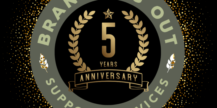 BOSS 5 Year anniversary logo