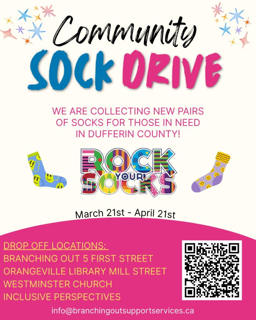 DUFFERIN COUNTY SOCK DRIVE